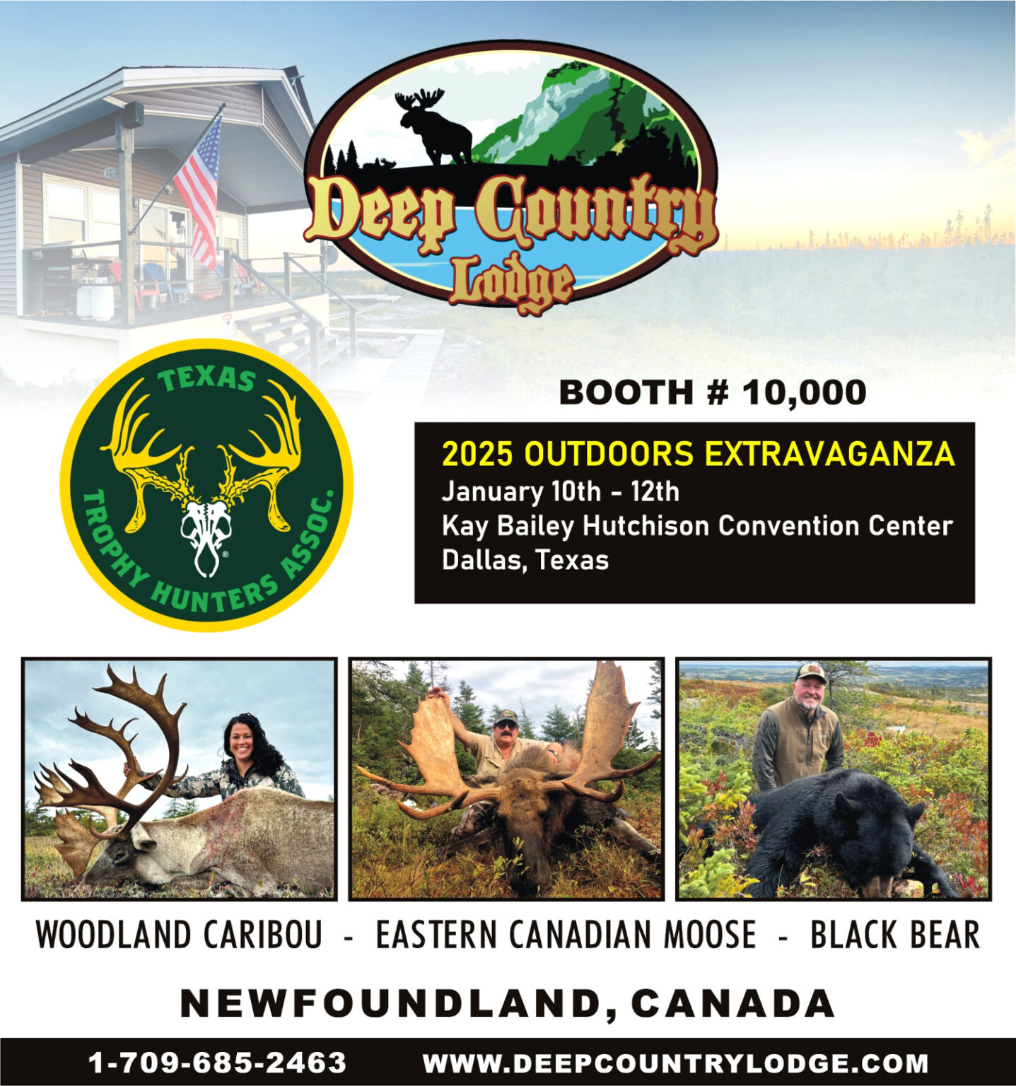 2025 Trade Show Circuit Deep Country Lodge Trophy Woodland Caribou